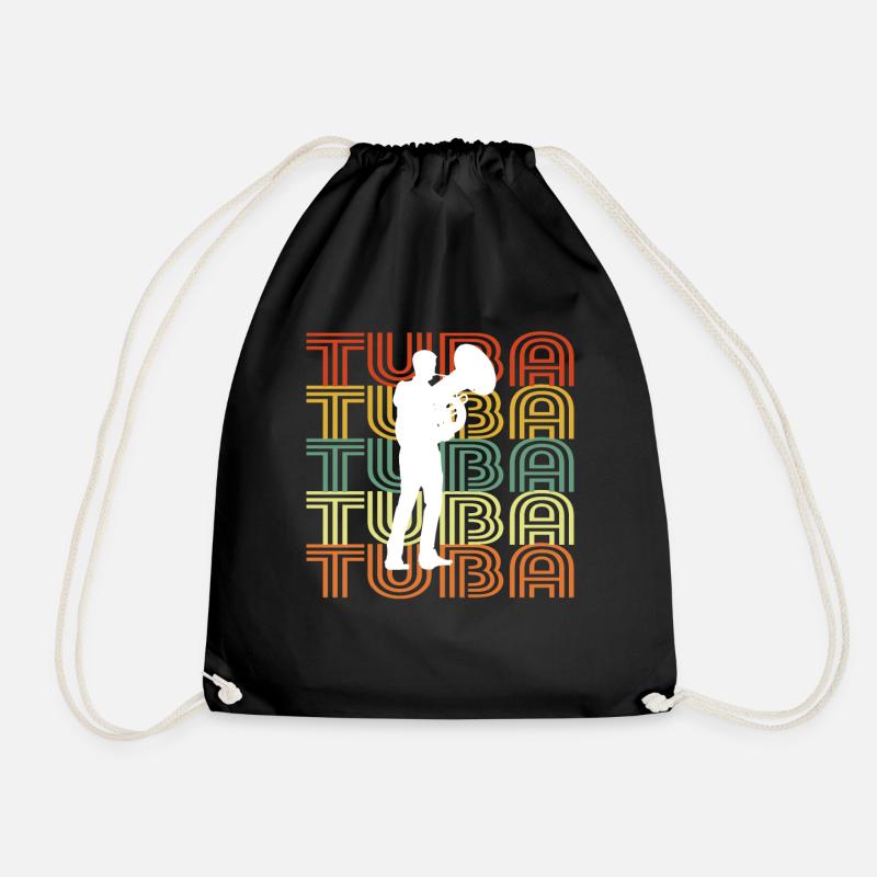 TUBA - Turnbeutel - Schwarz