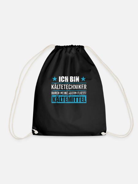 Kältetechniker Kältetechnik Kälteanlagenbauer - Turnbeutel - Schwarz