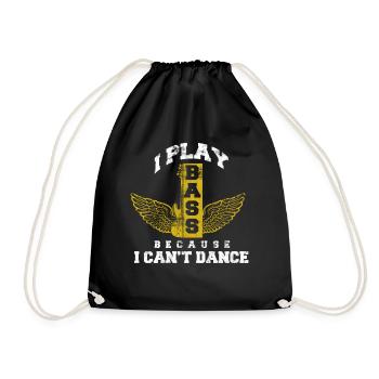 Bass Guitarist Bass Player - Drawstring Bag - black - Front