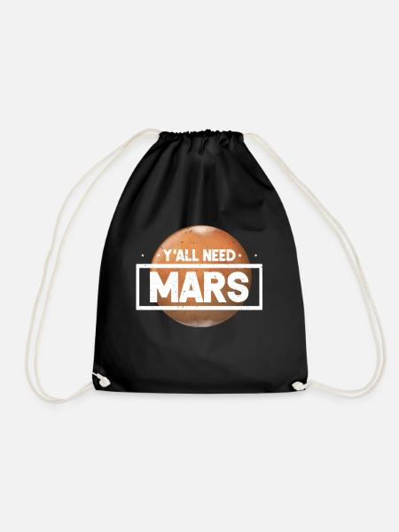 Mars - Turnbeutel - Schwarz