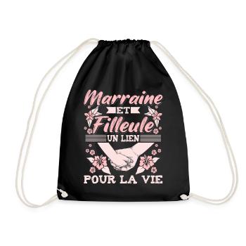 Marraine et Filleule - Sac de sport léger - noir - Devant