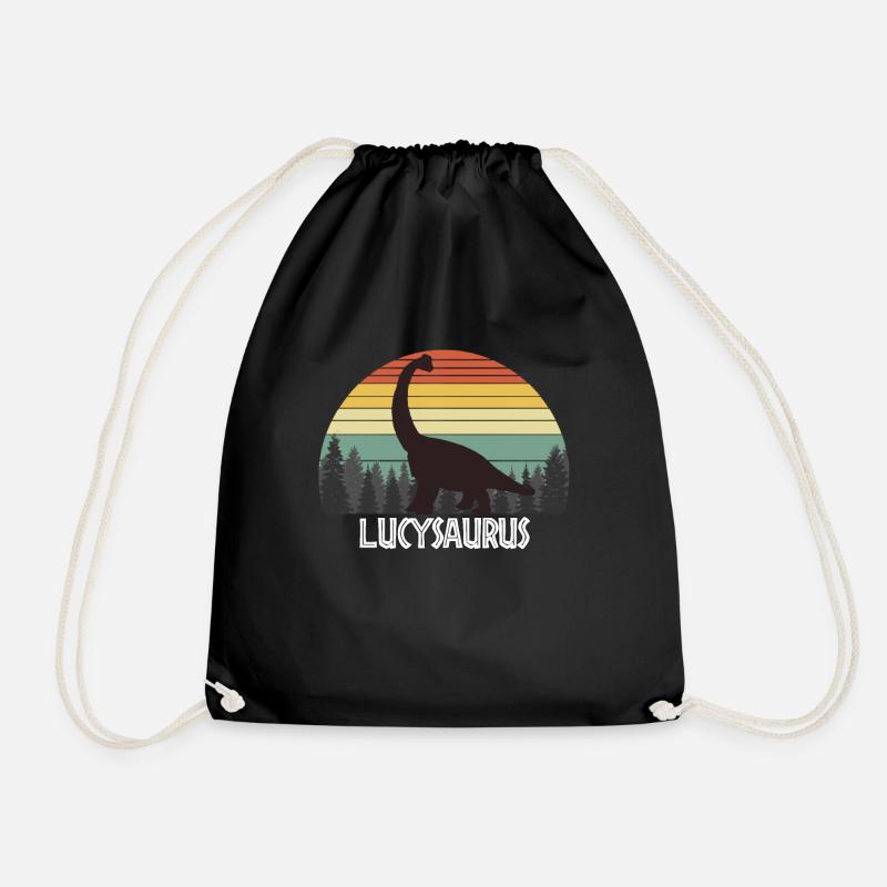 LUCYSAURUS LUCY SAURUS LUCY DINOSAUR - Turnbeutel - Schwarz