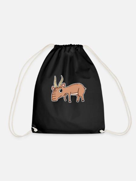 Antilope - Turnbeutel - Schwarz