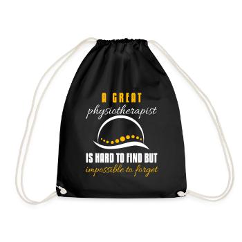 Physiothérapie Physio massage - Sac de sport léger - noir - Devant