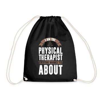 Physiothérapie Physio massage - Sac de sport léger - noir - Devant