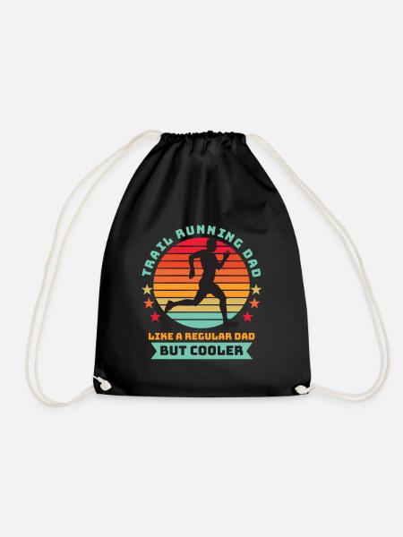 Trail Running Dad - Papa régulier, mais cooler noir B - Sac de sport léger - noir
