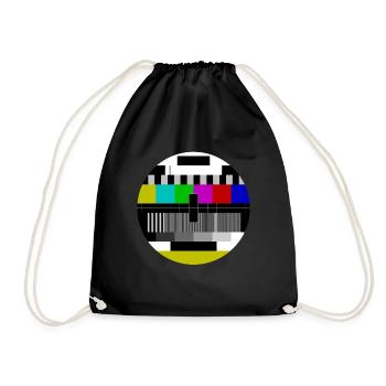 Tableau de test Screen Date limite d’émission 70 rétro - Sac de sport léger - noir - Devant