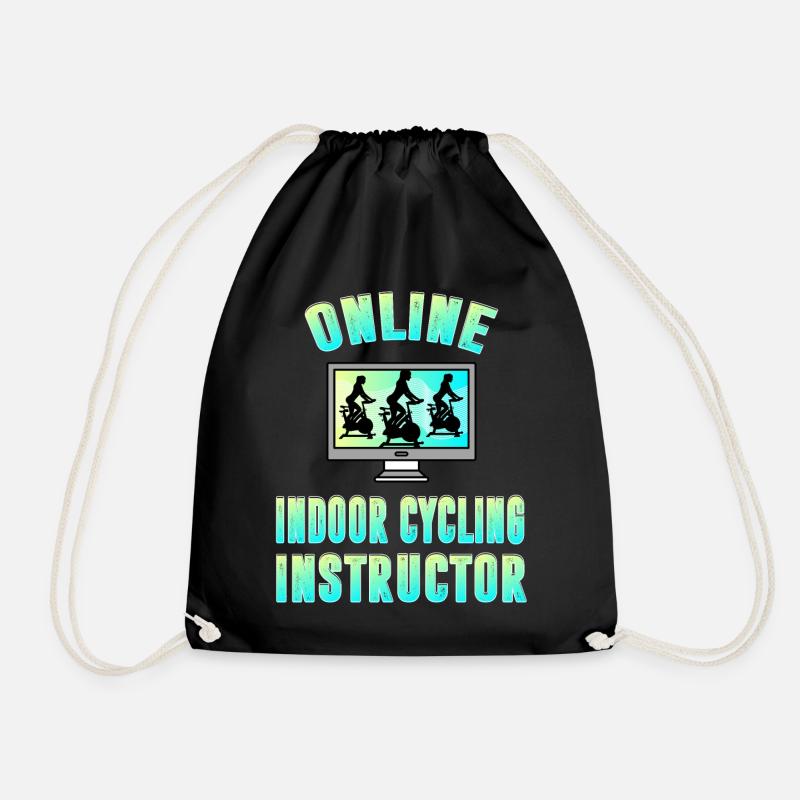 Online Indoor Cycling Instructor - Turnbeutel - Schwarz