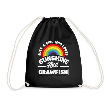 Girls Women Sunshine Cunning - Drawstring Bag - black - Front