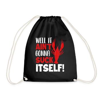 Clangusten Luchschen sea animal cunning - Drawstring Bag - black - Front