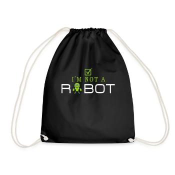 Computer scientist Programmer Computer Computer - Drawstring Bag - black - Front
