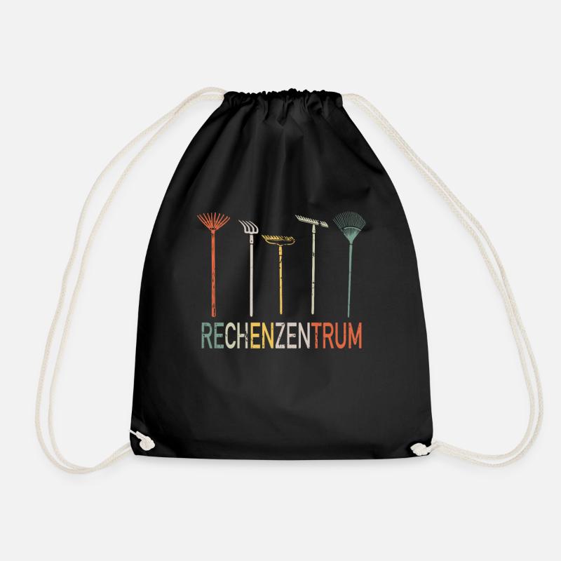 Rechenzentrum Rechen Garten Gärtner Geschenk - Turnbeutel - Schwarz