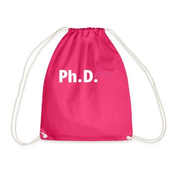 Doctorant Femme Fille - Sac de sport léger - fuchsia - Devant