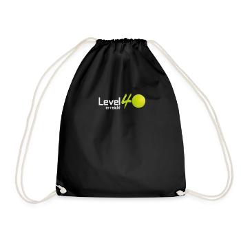 40e anniversaire tennis - Sac de sport léger - noir - Devant