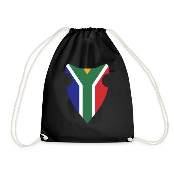 SOUTH AFRICA FLAG - Sac de sport léger - noir - Devant