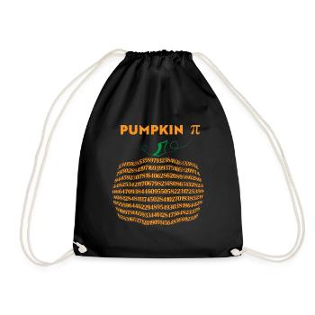 Pumpkin Pi Halloween Math Joke - Sac de sport léger - noir - Devant
