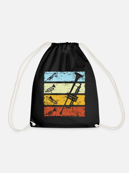 Trompette trompette trompette trompette - Sac de sport léger - noir