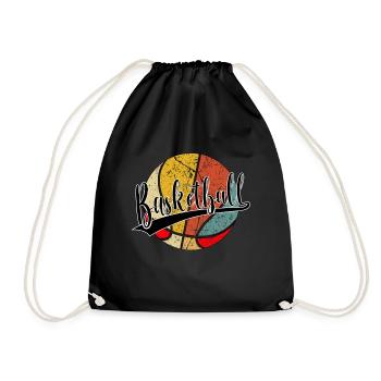 Basketball Spieler Basketballer Basketballspieler - Turnbeutel - Schwarz - Vorne