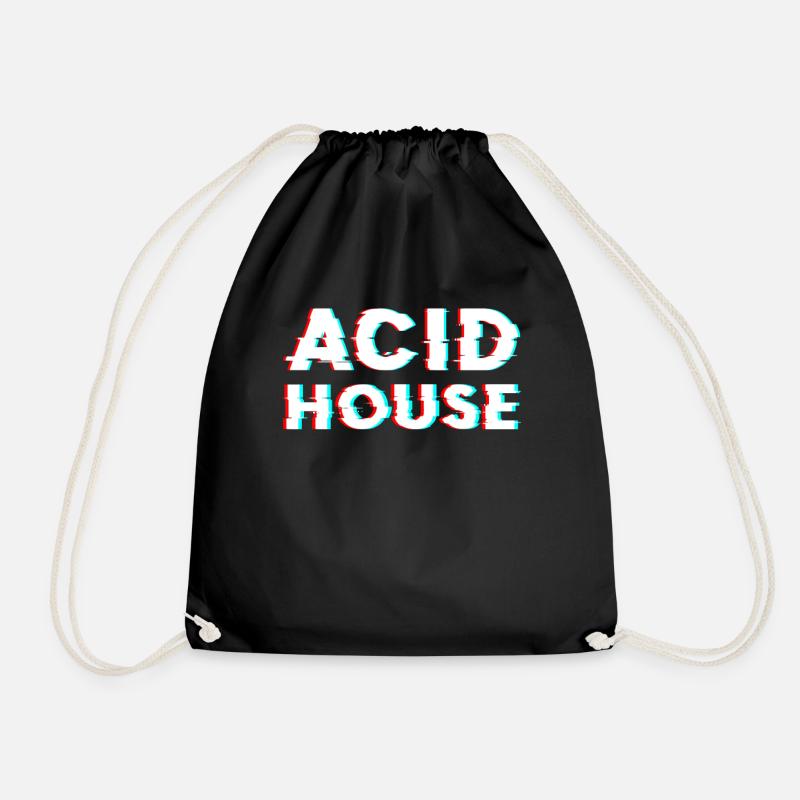 Acid House - Turnbeutel - Schwarz