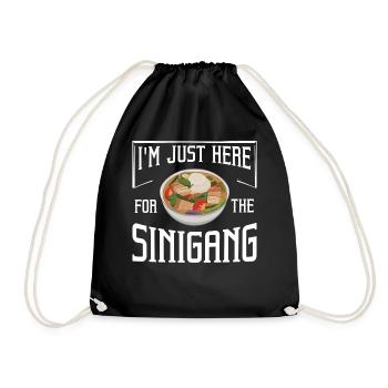 Filipino Sinigang Soup Pinoy Stew Philippines - Drawstring Bag - black - Front