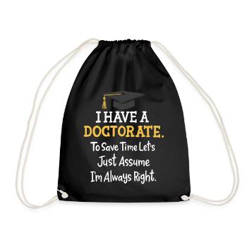 promotion - Drawstring Bag - black - Front