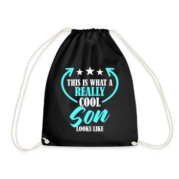 Fils cool - Sac de sport léger - noir - Devant