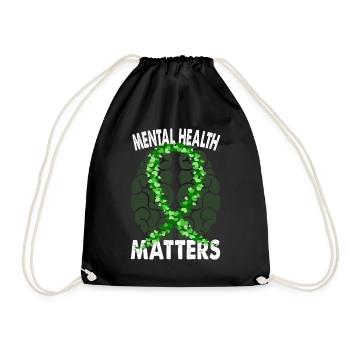 Santé mentale - Mental Health Matters - Sac de sport léger - noir - Devant