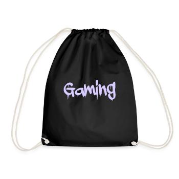 gaming - Turnbeutel - Schwarz - Vorne