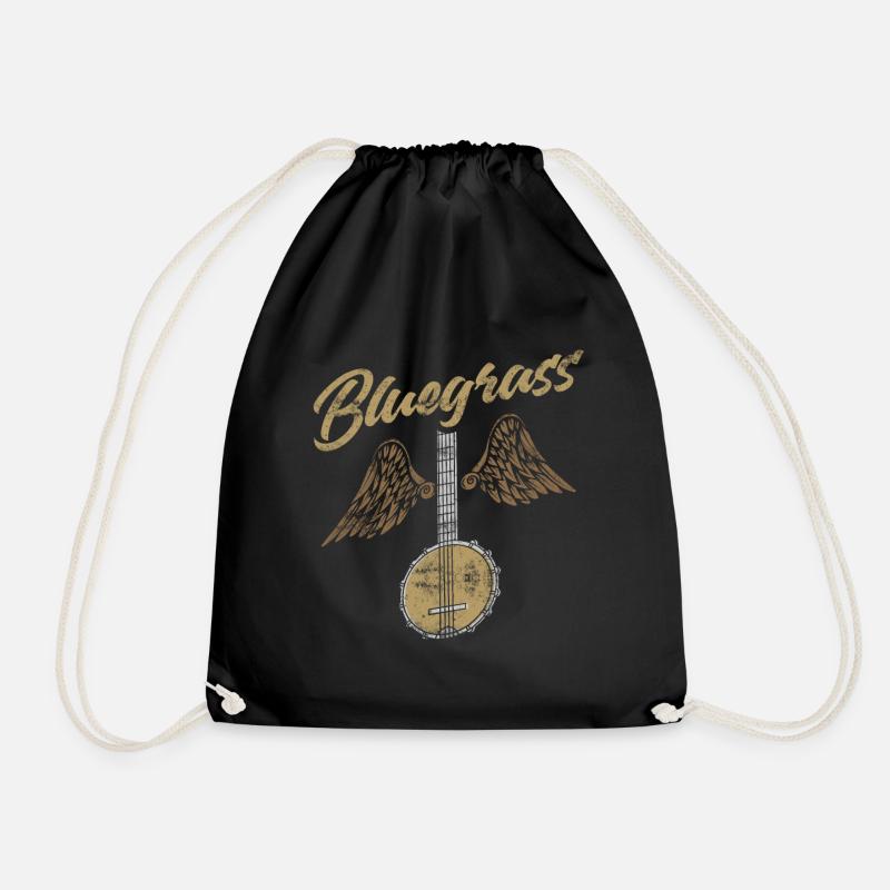 Bluegrass Banjo - Turnbeutel - Schwarz
