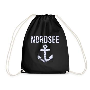 North Sea - Drawstring Bag - black - Front