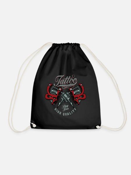 Tattoo Tattoo Maschine Tattoofarbe Tattoo Motiv - Turnbeutel - Schwarz