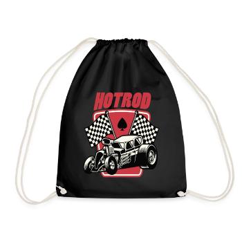 Hot rod - Drawstring Bag - black - Front