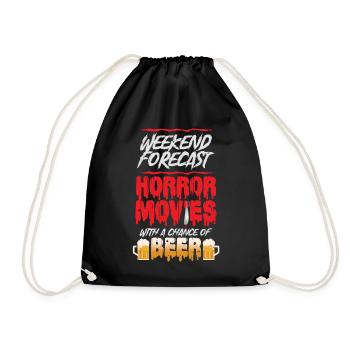 Film d’horreur - Sac de sport léger - noir - Devant