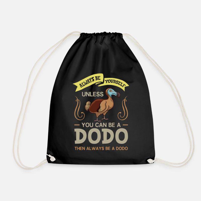 Dodo Oiseau Dronte Dudu Squelette Madagascar - Sac de sport léger - noir