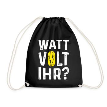 Électroniciens Electricité Électricité Cadeau - Sac de sport léger - noir - Devant