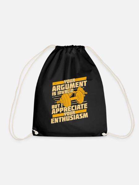 Funny Personal Trainer Fitness Trainer Gift - Drawstring Bag - black