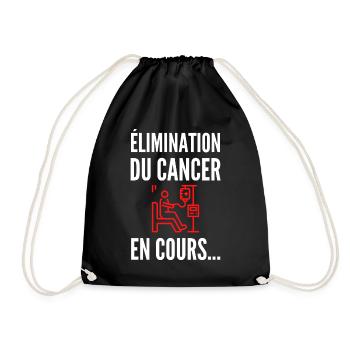 Élimination en cours – Avancer, simplement - Sac de sport léger - noir - Devant