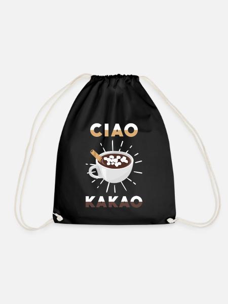 Ciao Kakao - Turnbeutel - Schwarz