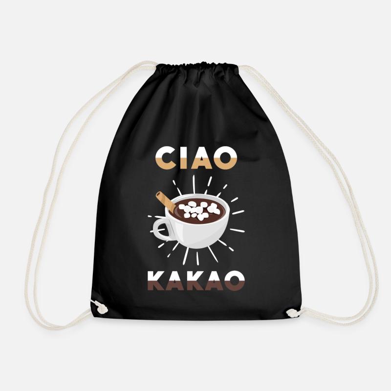 Ciao Kakao - Turnbeutel - Schwarz