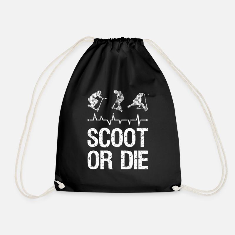 Stunt Scooter - Turnbeutel - Schwarz
