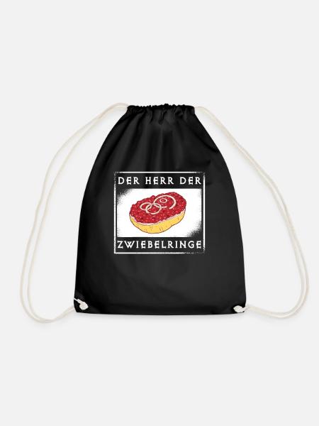 BBQ Grill Barbecue Griller Mettbrötchen lustig - Turnbeutel - Schwarz
