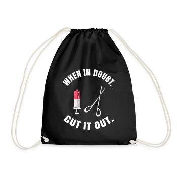 Chirurgie chirurgie médecin - Sac de sport léger - noir - Devant