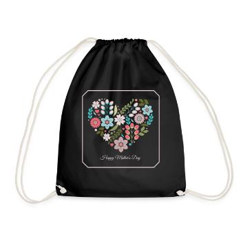 Fête des Mères Cadeau meilleur maman cadeau de fête des mères - Sac de sport léger - noir - Devant