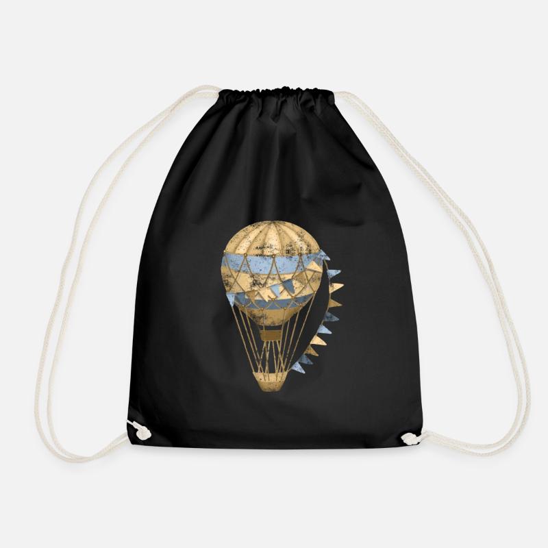 Montgolfière montgolfière - Sac de sport léger - noir