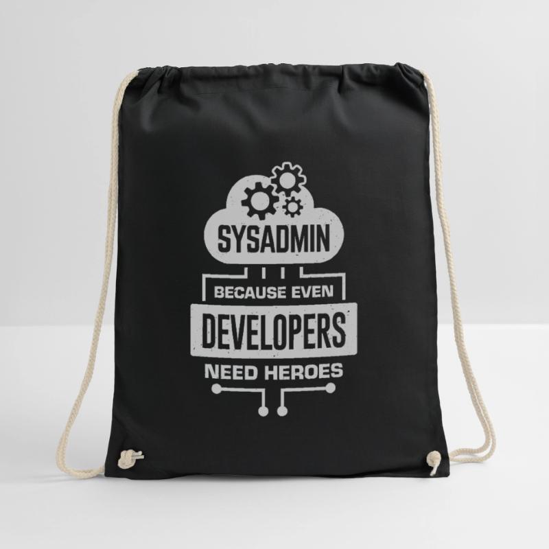 System Administrator Sysadmin Gift Drawstring Bag