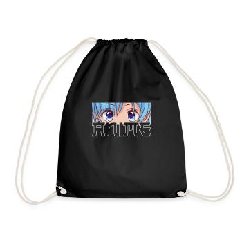 Manga Anime Kawaii Japan Animes - Drawstring Bag - black - Front