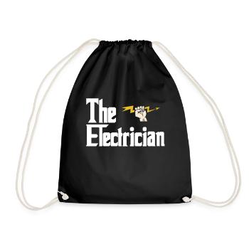 Électriciens - Sac de sport léger - noir - Devant