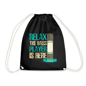 Bass Players - Drawstring Bag - black - Front