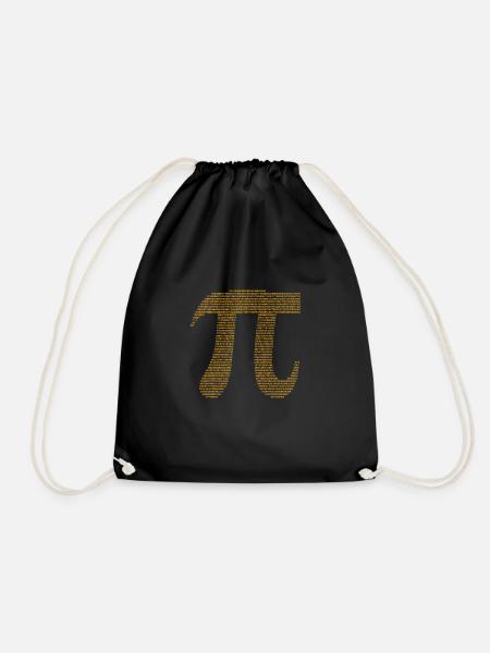 I love to celebrate the Pi day! 3.14 and many - Turnbeutel - Schwarz