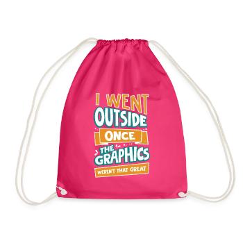 Gamer PC Pc Computerspieler Cadeau - Sac de sport léger - fuchsia - Devant